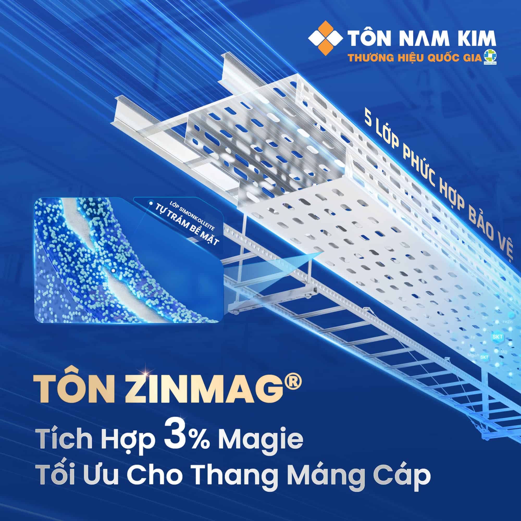 TÔN ZINMAG®: GIẢI PHÁP CHỐNG ĂN MÒN VƯỢT TRỘI CHO THANG MÁNG CÁP 5 zinmag_thang_,mang_cap