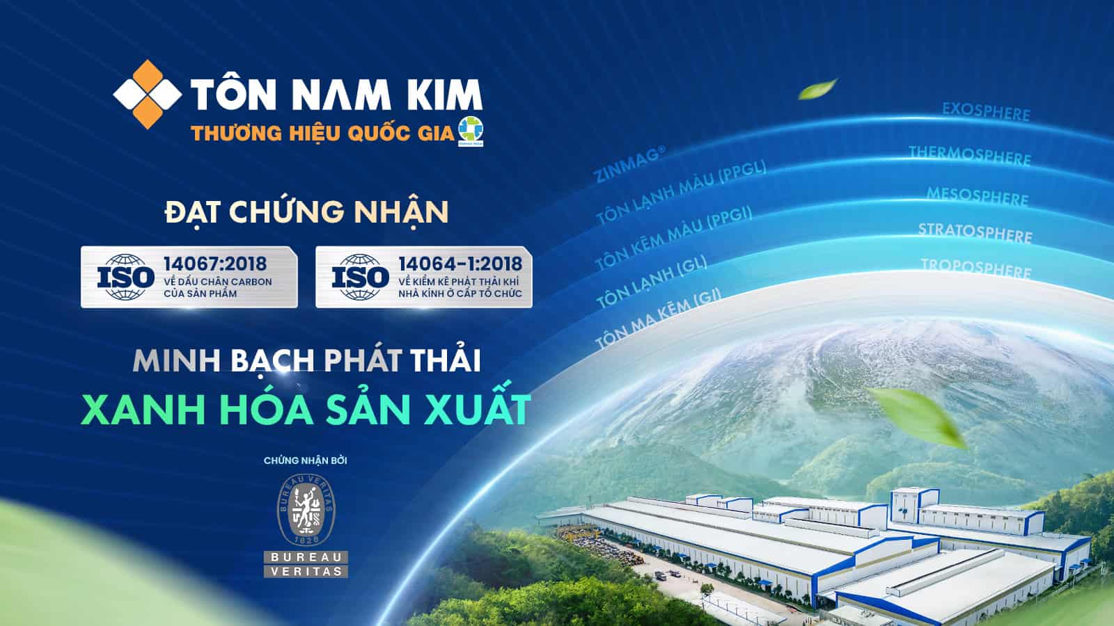 TÔN NAM KIM ĐẠT CHỨNG NHẬN ISO 14067 VÀ ISO 14064-1 – KHẲNG ĐỊNH CAM KẾT PHÁT TRIỂN BỀN VỮNG VÌ MÔI TRƯỜNG 1 POST ISO Zalo