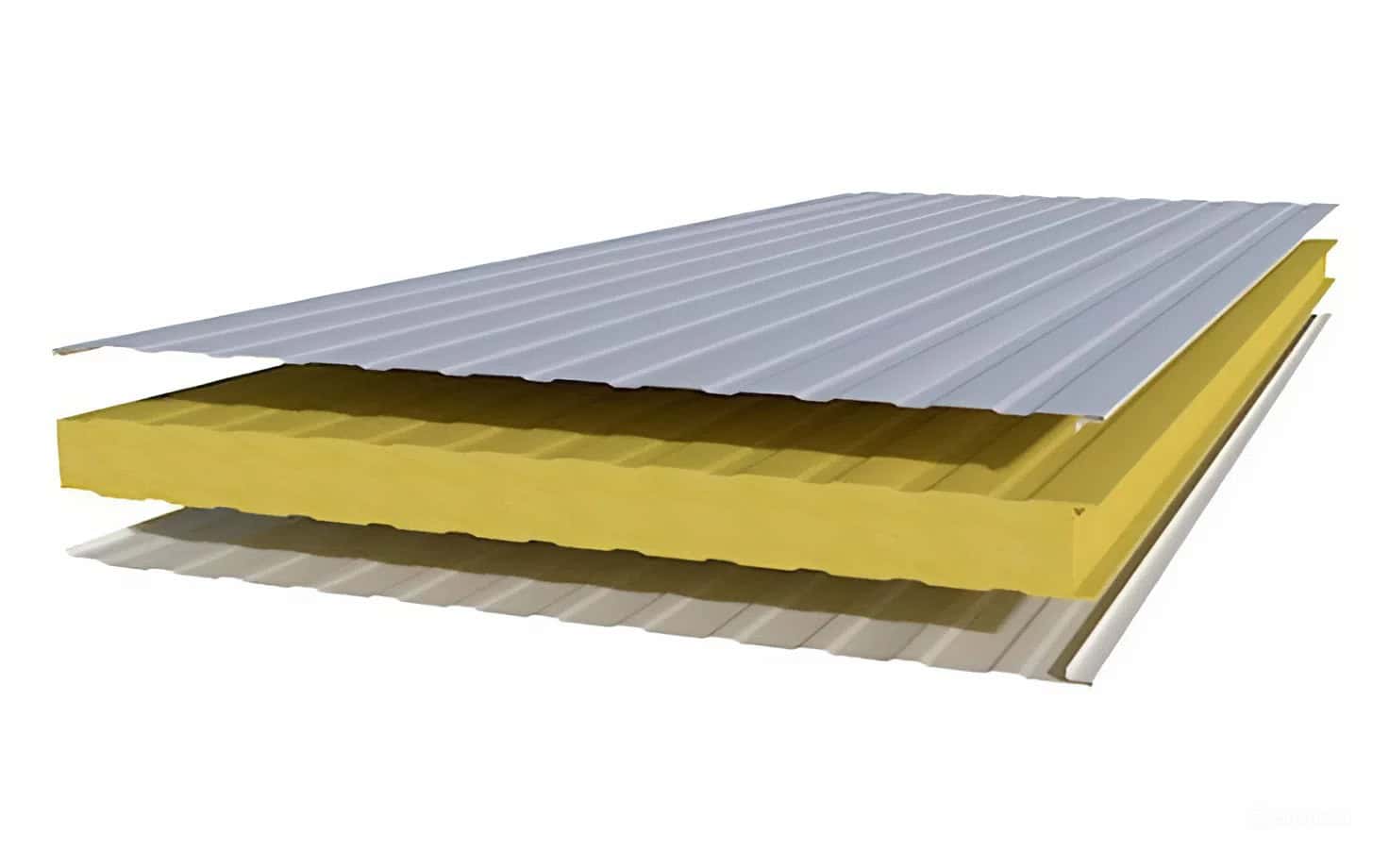 Tôn PU cách nhiệt: Cấu tạo, ưu điểm, thông số kỹ thuật & ứng dụng thực tế 12 Cấu tạo 3 lớp tôn PU cách nhiệt