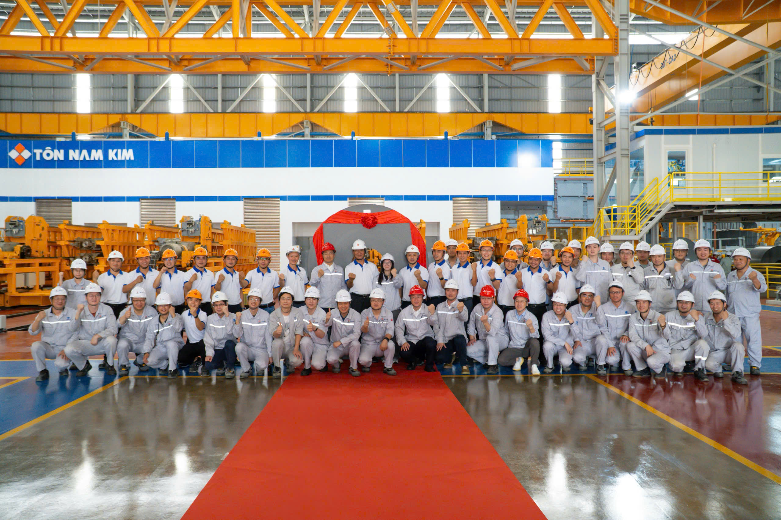 NAM KIM PHU MY COMPLETES INSTALLATION OF PHASE 1 CONTINUOUS PICKLING AND COLD ROLLING LINE 1 website CRC Phu My