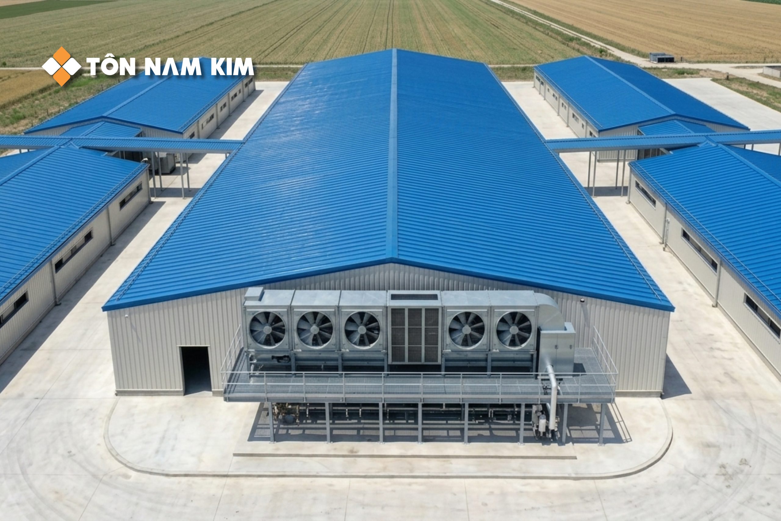 Tôn ZINMAG® - Tôn Chống Ăn Mòn Cho Trại Heo Công Nghiệp 18 Tôn ZINMAG cho trại heo công nghiệp