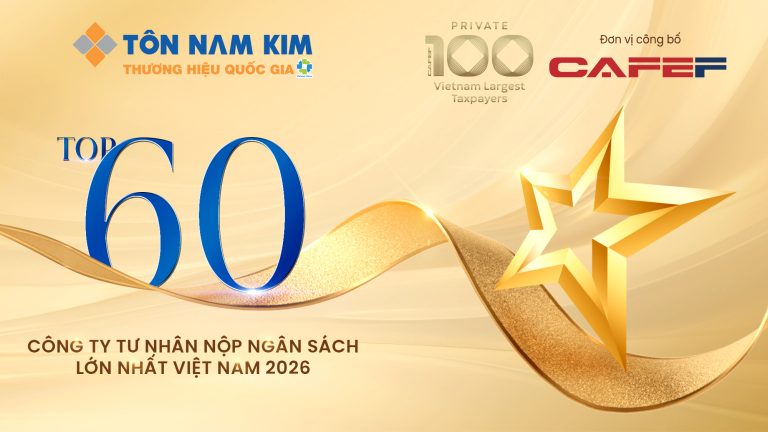 Tôn Nam Kim - Doanh nghiệp tôn mạ hàng đầu Việt Nam 9 TOP 10 CTY TU X NOP NGAN SACH LON 2